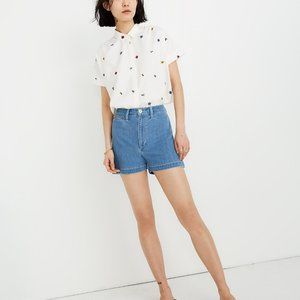 Madewell Denim Emmett Shorts in Langston Wash
